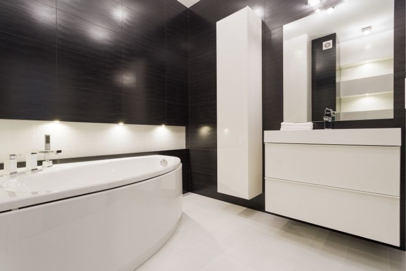 Canberra bathroom renovator at work