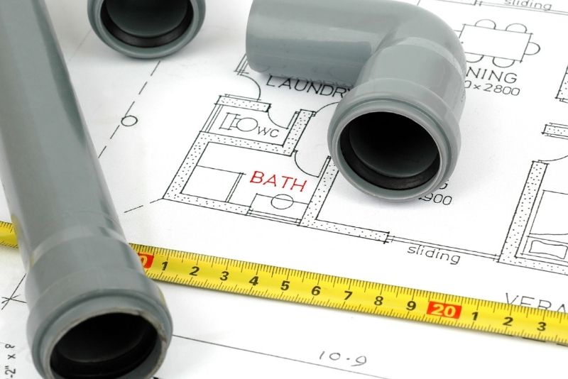 A bathroom renovation plan