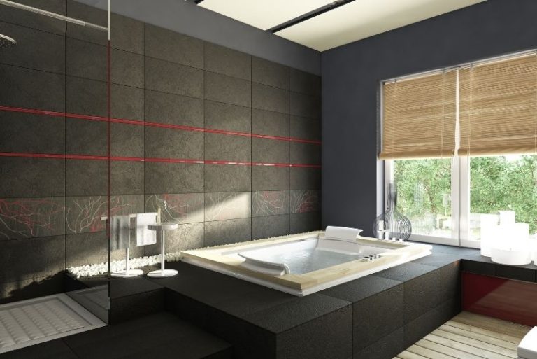 Well-ventilated bathroom renovation with an exhaust fan